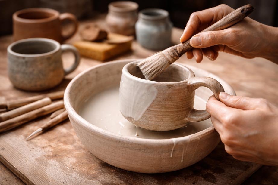 آموزش کامل ساخت ماگ سفالی با دست