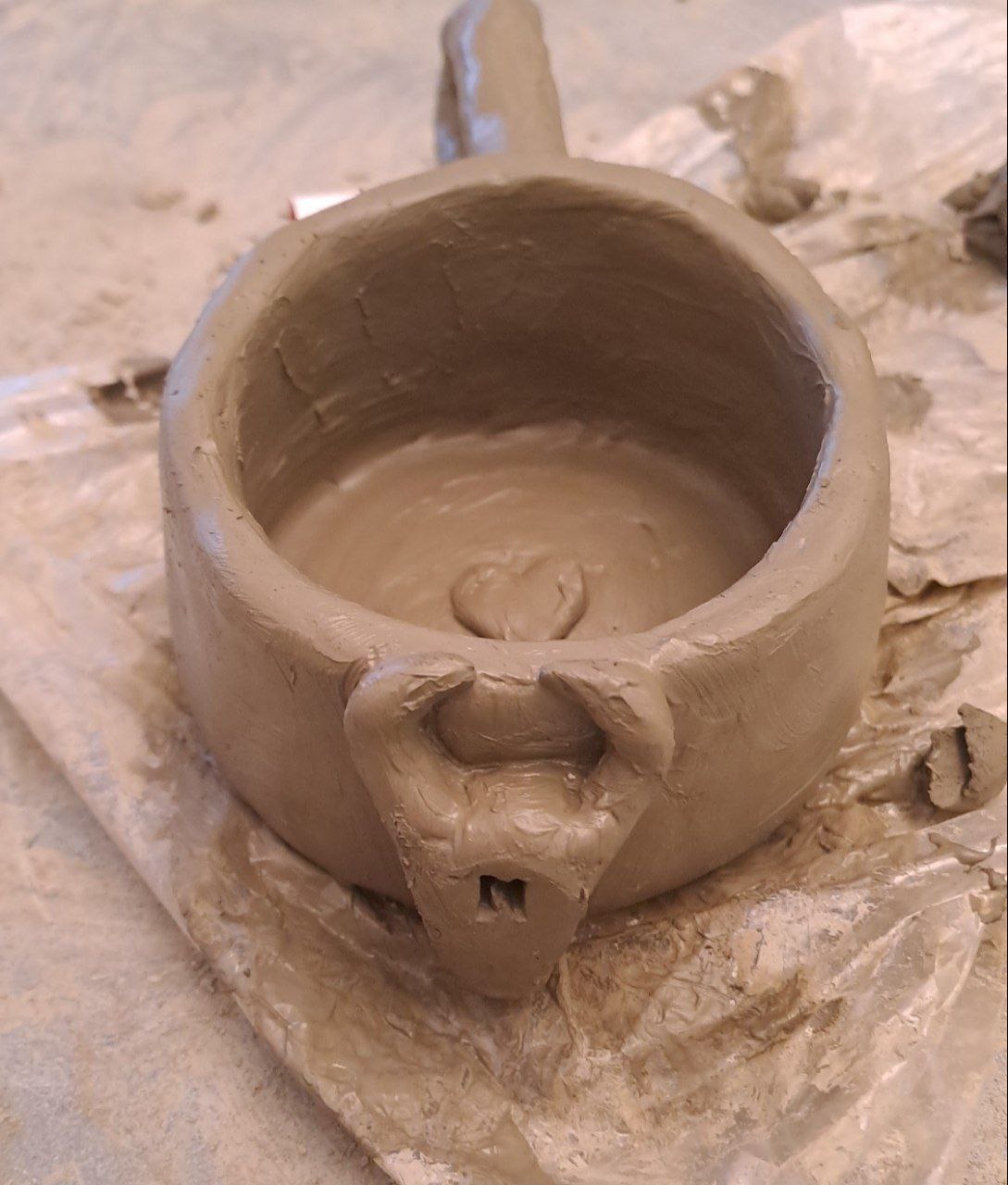 تجربه یک روزه سفالگری