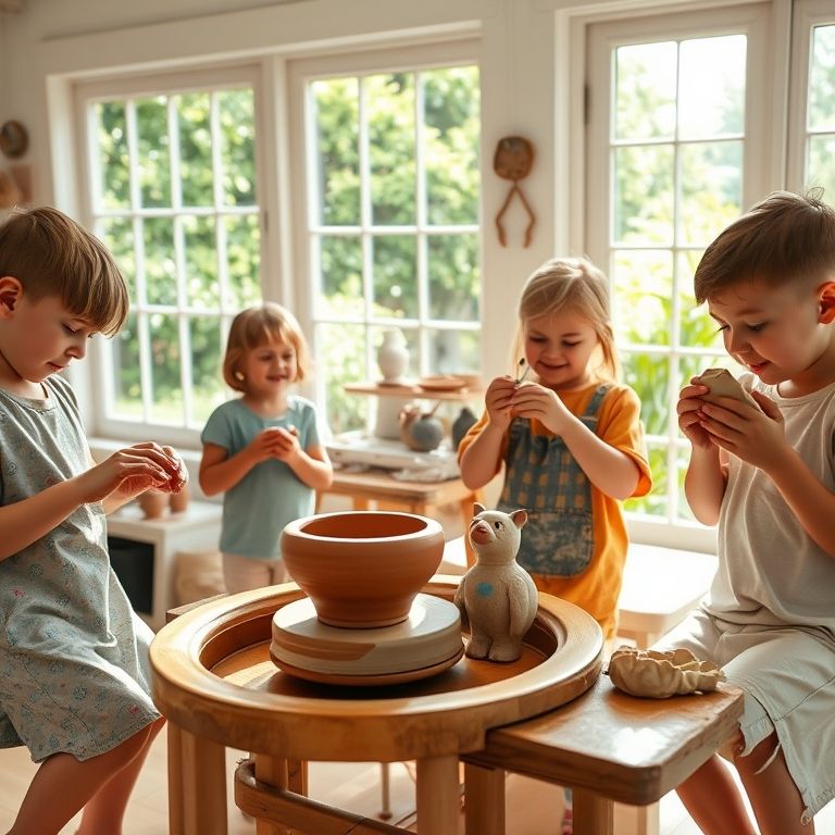 سفالگری برای کودکان چه مزایایی دارد؟