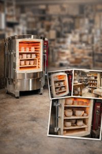 اجاره کوره سفالگری در تهران پخت بالا و پایین