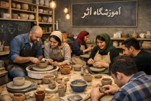 آموزش سفالگری در مدرسه سفال و سرامیک اثر با ارائه مدرک فنی و حرفه ای
